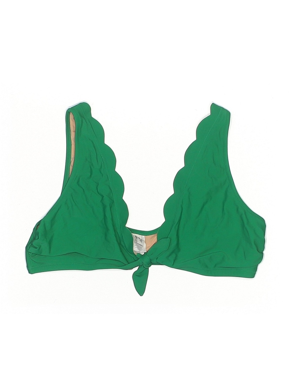 J Crew Green Bikini Top XL